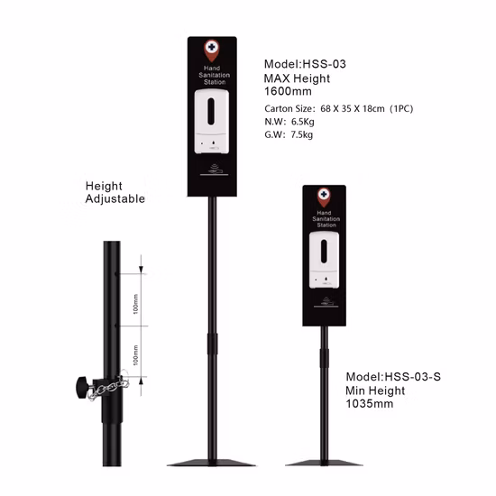 Désinfectant mural antibactérien pour les mains, Gel mignon Portable, désinfectant pour les mains, Spray d'alcool à 75 %