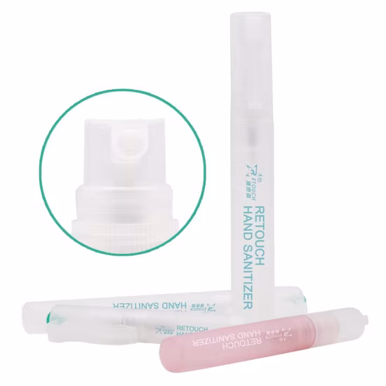 Stylo pulvérisateur portatif de désinfectant pour les mains de 10 ml pour contenir de l'alcool pour le désinfectant pour les mains